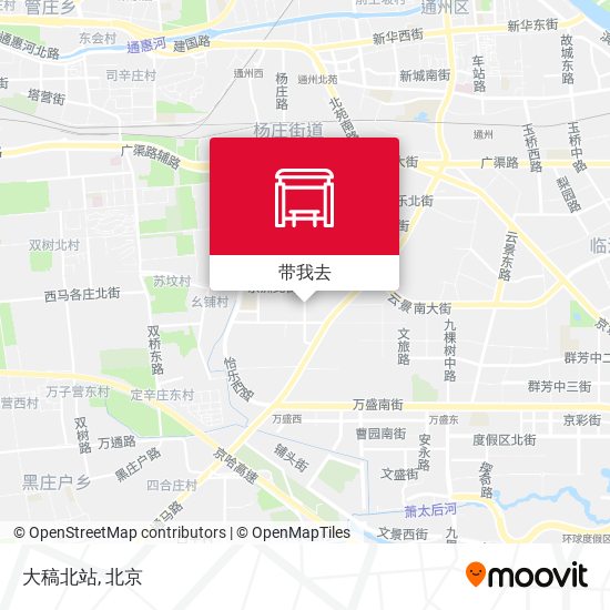 大稿北站地图