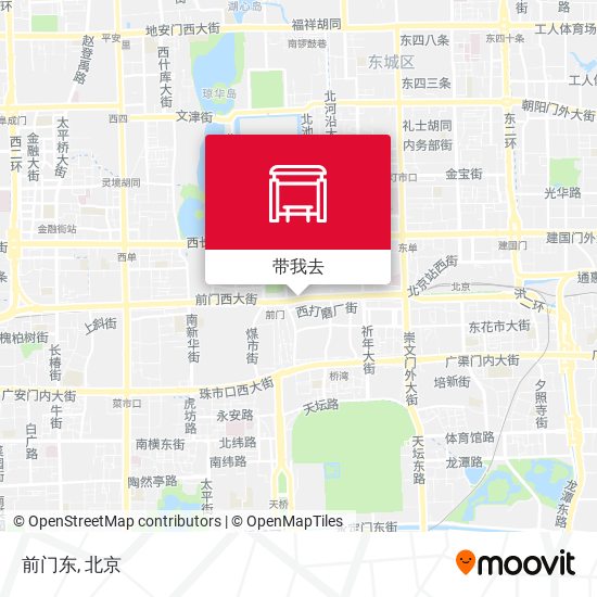 前门东地图