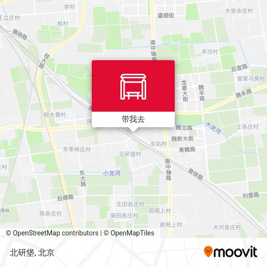 北研垡地图