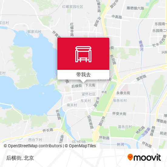 后横街地图