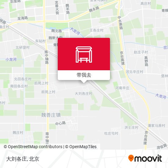大刘各庄地图