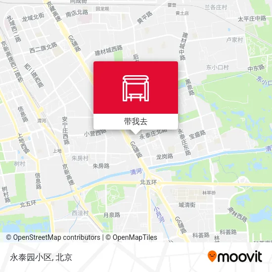 永泰园小区地图