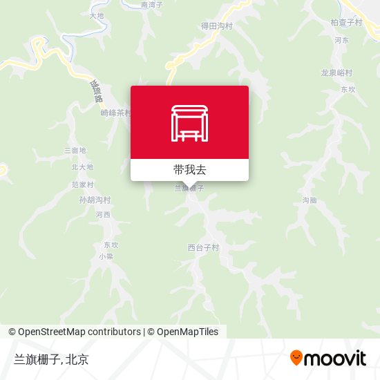 兰旗栅子地图