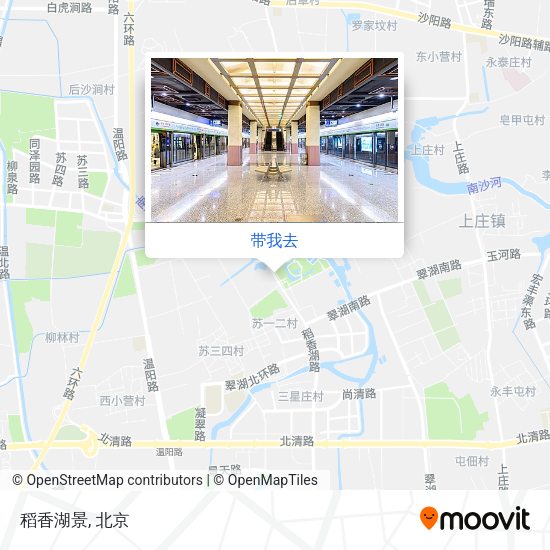 稻香湖景地图