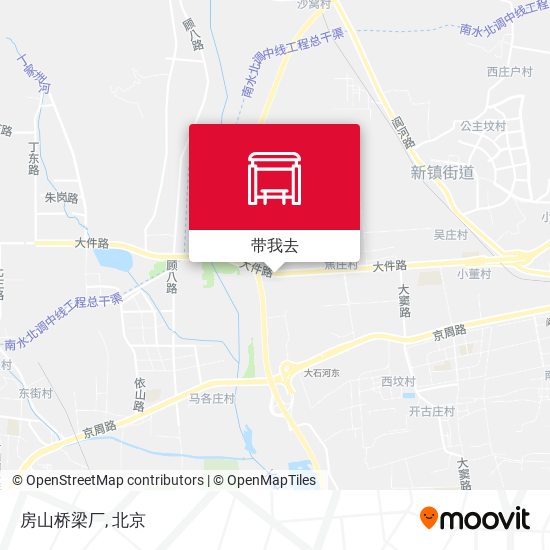 房山桥梁厂地图
