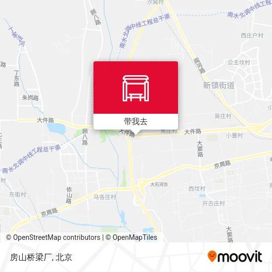 房山桥梁厂地图