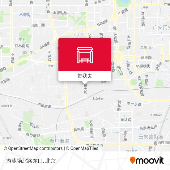 游泳场北路东口地图