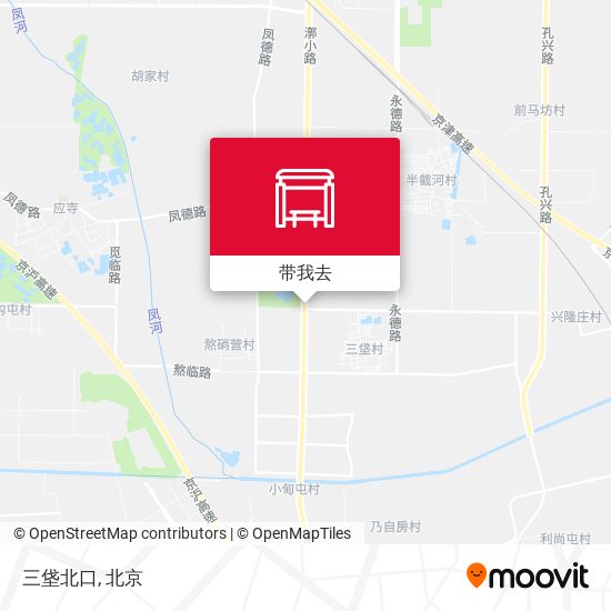 三垡北口地图