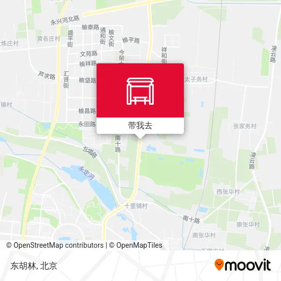 东胡林地图