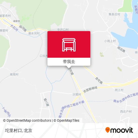 坨里村口地图
