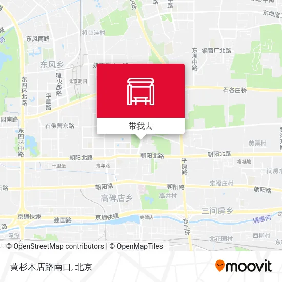 黄杉木店路南口地图
