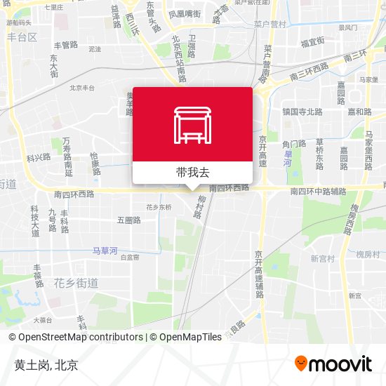 黄土岗地图