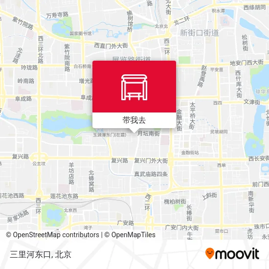 三里河东口地图