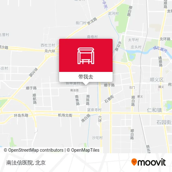 南法信医院地图