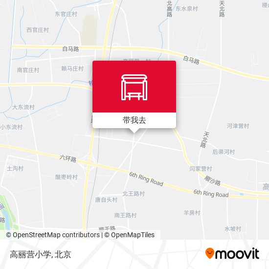 高丽营小学地图