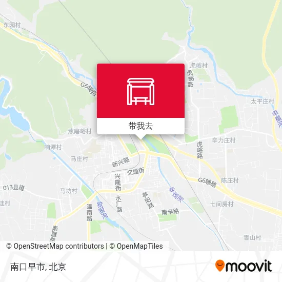 南口早市地图