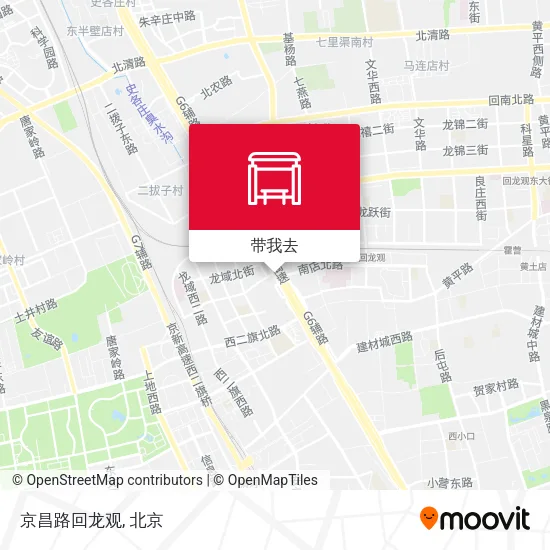 京昌路回龙观地图
