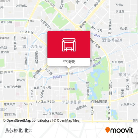 燕莎桥北地图