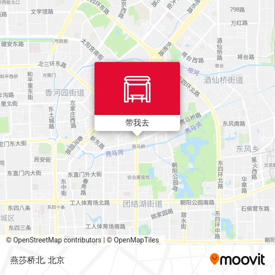 燕莎桥北地图