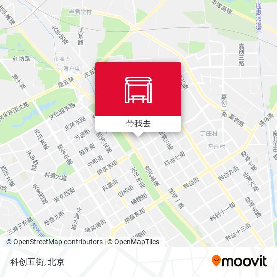 科创五街地图