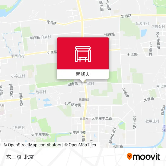 东三旗地图