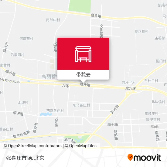 张喜庄市场地图