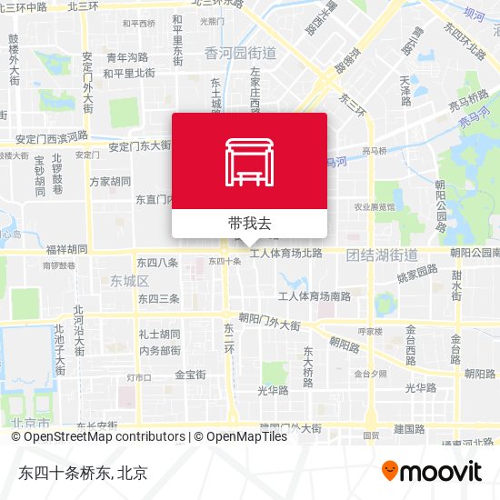 东四十条桥东地图