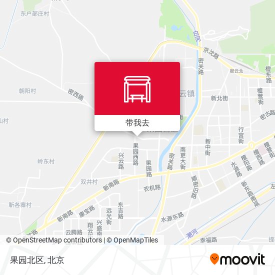 果园北区地图