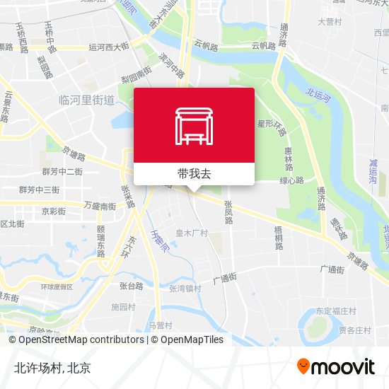 北许场村地图