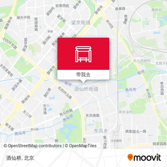 酒仙桥地图
