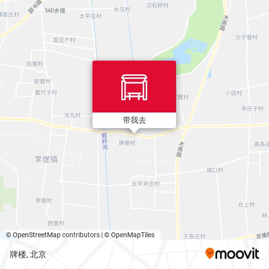 牌楼地图