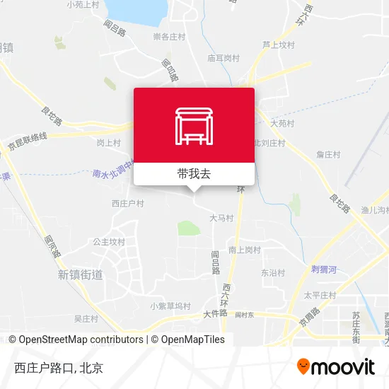 西庄户路口地图