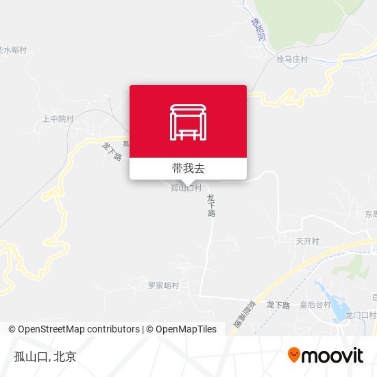 孤山口地图