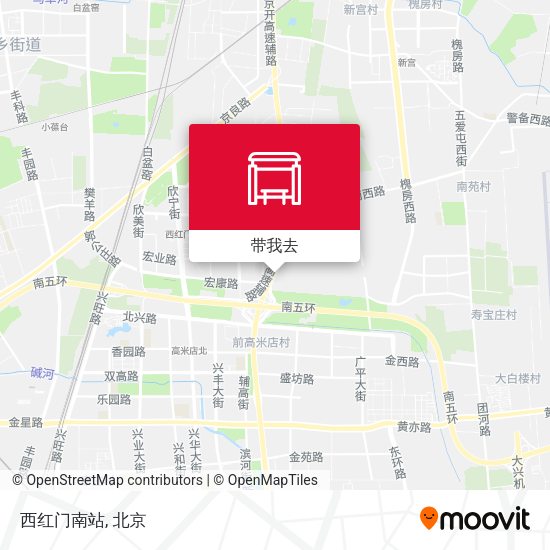 西红门南站地图