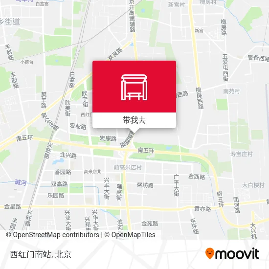 西红门南站地图