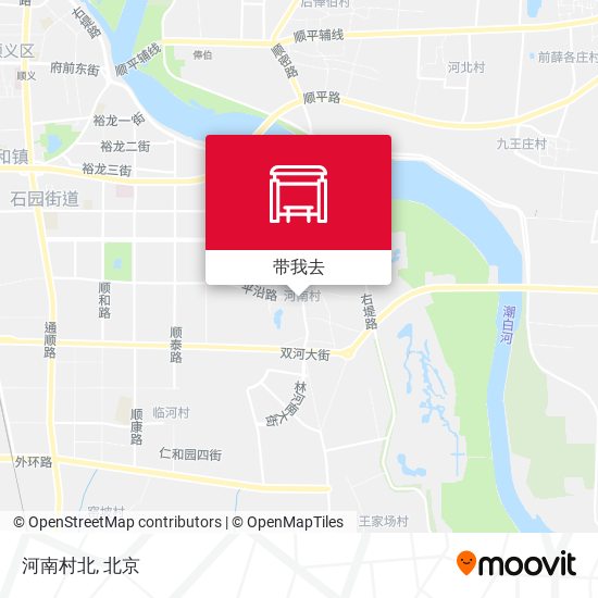 河南村北地图