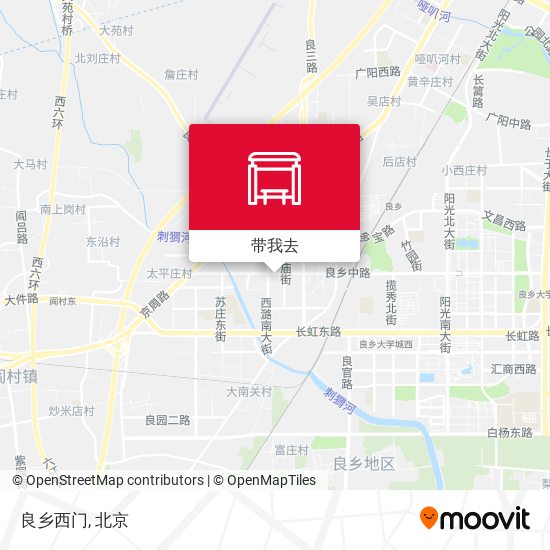良乡西门地图
