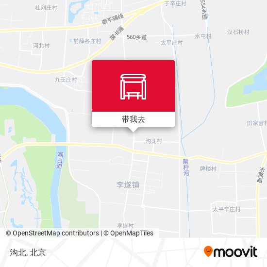 沟北地图