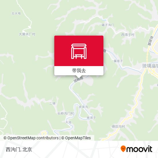 西沟门地图