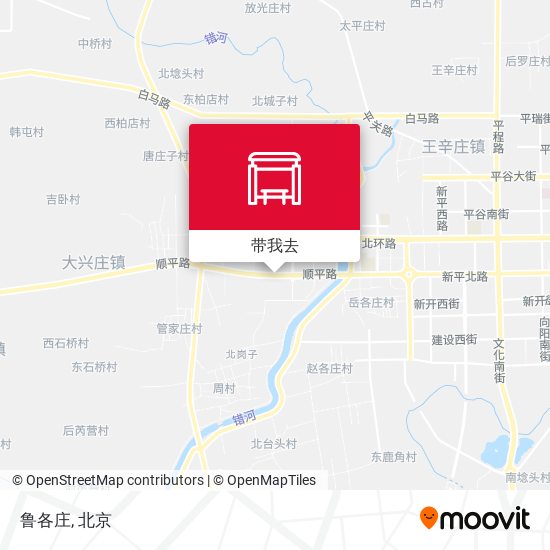 鲁各庄地图