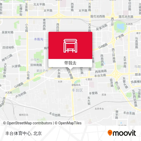 丰台体育中心地图