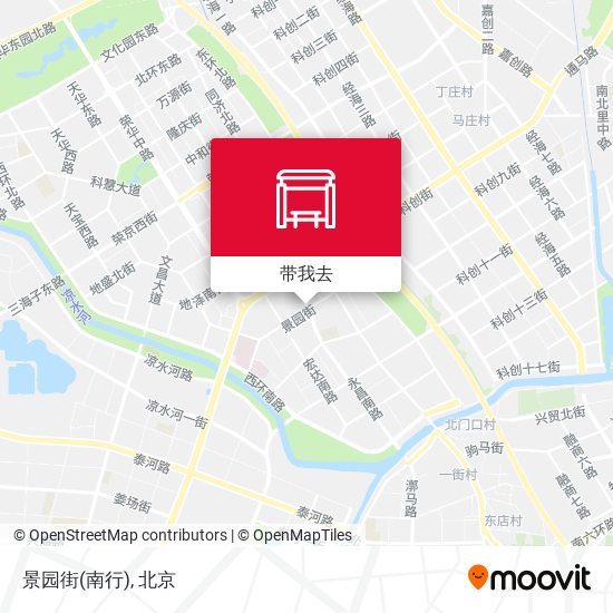 景园街(南行)地图