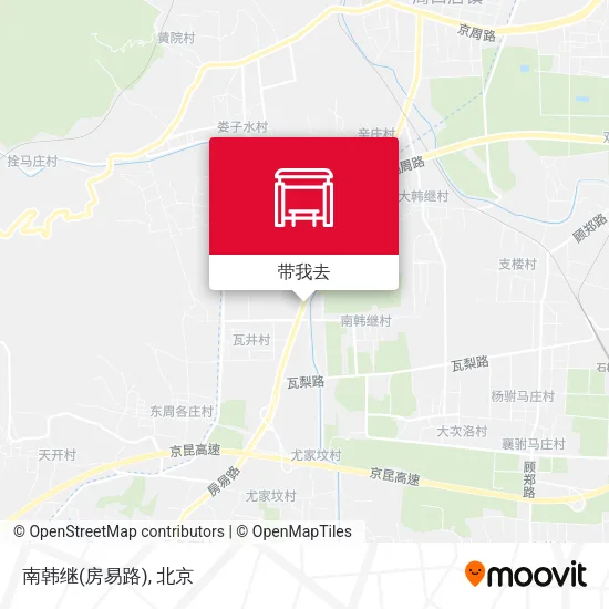 南韩继(房易路)地图