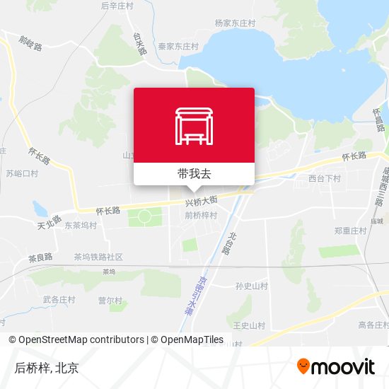后桥梓地图