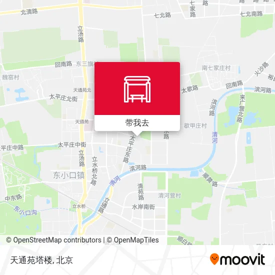 天通苑塔楼地图