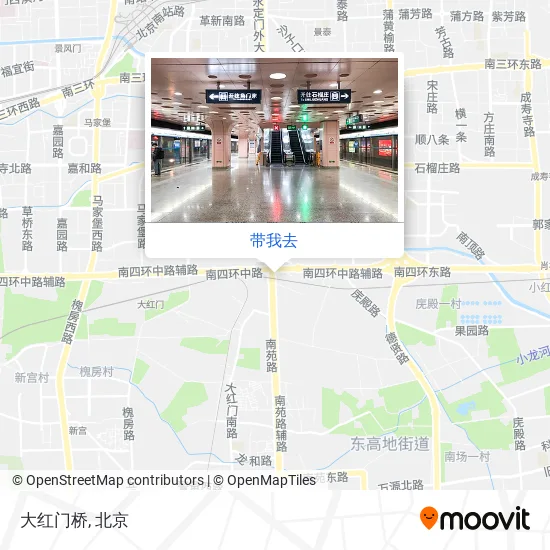大红门桥地图