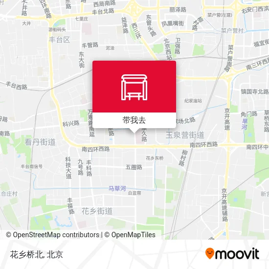 花乡桥北地图