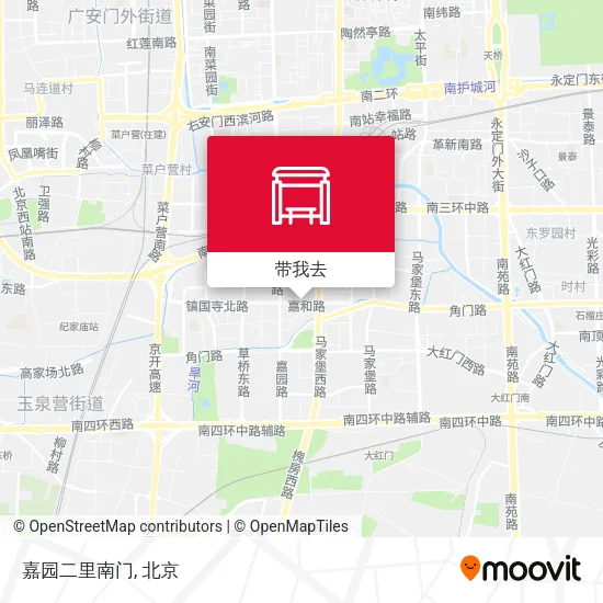 嘉园二里南门地图