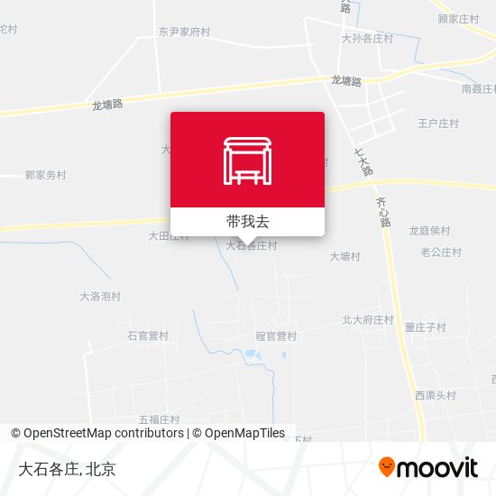 大石各庄地图