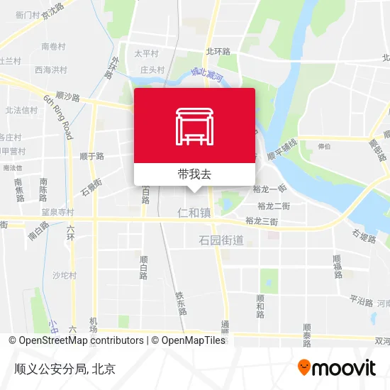 顺义公安分局地图